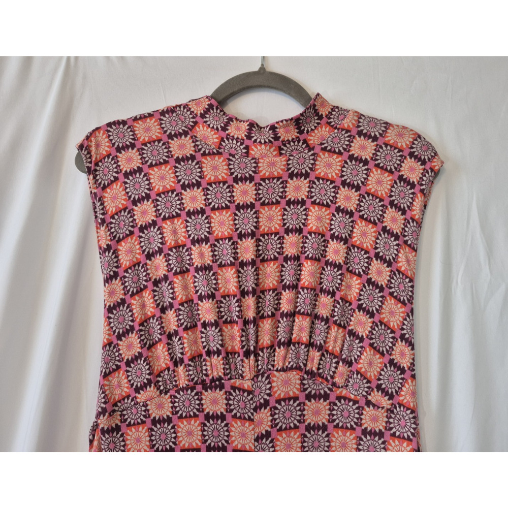 Free People Pink Geometric High-Neck Jumpsuit - Picture 5 of 13